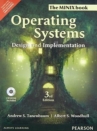 THE MINIX BOOK OPERATING SYSTEMS DESIGN AND IMPLEMENTATION 3RD ED. WITH CD PB 2015