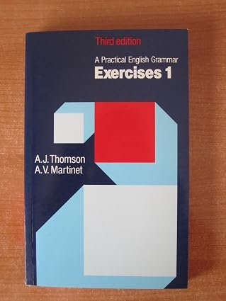 A Practical English Grammar Exercises 1
