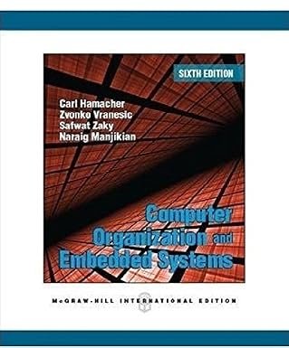 COMPUTER ORGANIZATION AND EMBEDDED SYSTEMS 6TH ED